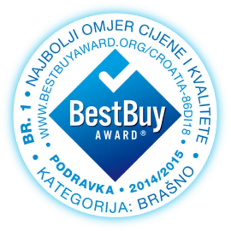 BestBuy AWARD 2014/2015 - Brašno, PODRAVKA