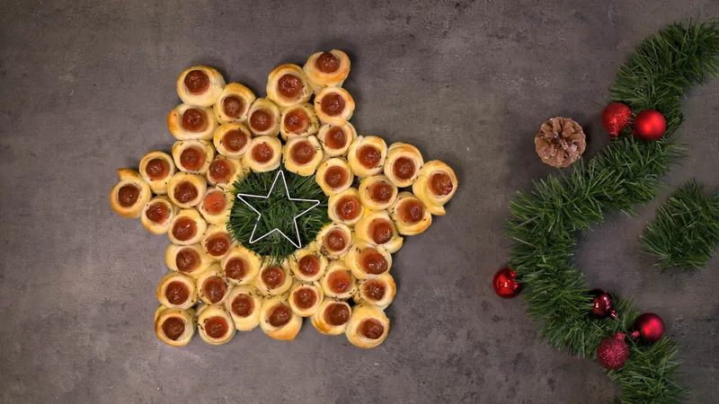 Svečani vijenac  od hrenovki