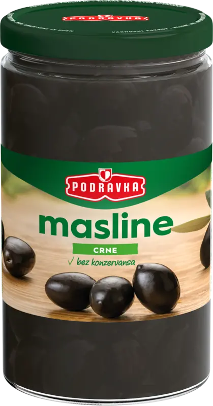 Crne odgorčene masline