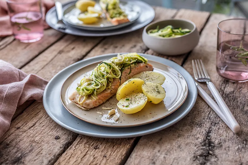 Losos s koricom od tikvica