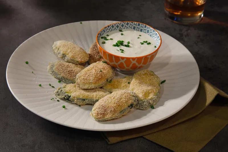 Hrskave tikvice s umakom od hrena