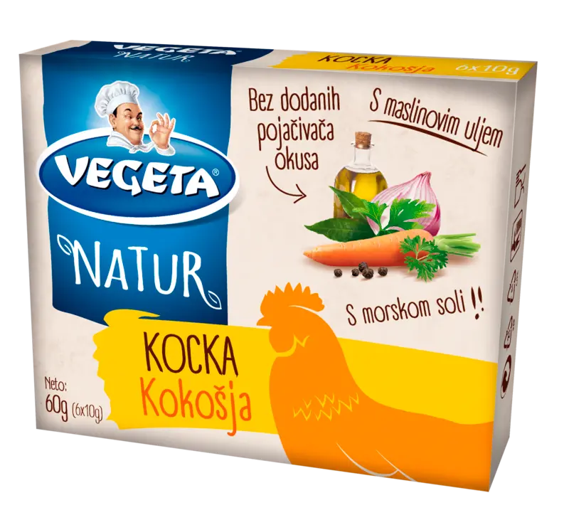 Vegeta NATUR kokošja kocka