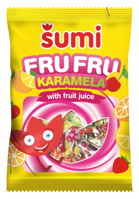 Bomboni karamela fru fru