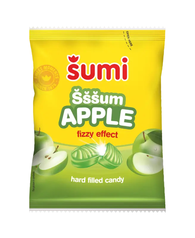 Tvrdi bombon šššum jabuka