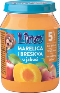 Lino marelica i breskva u jabuci
