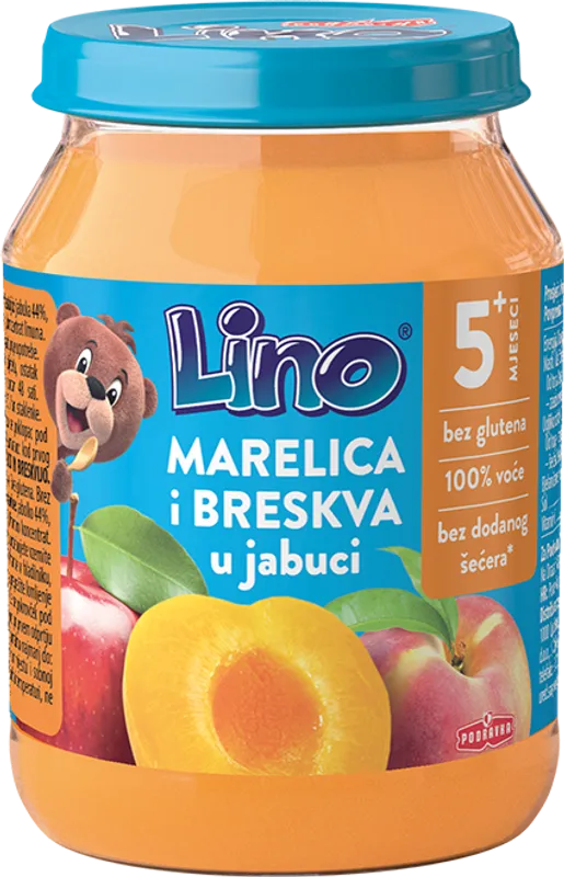 Lino marelica i breskva u jabuci