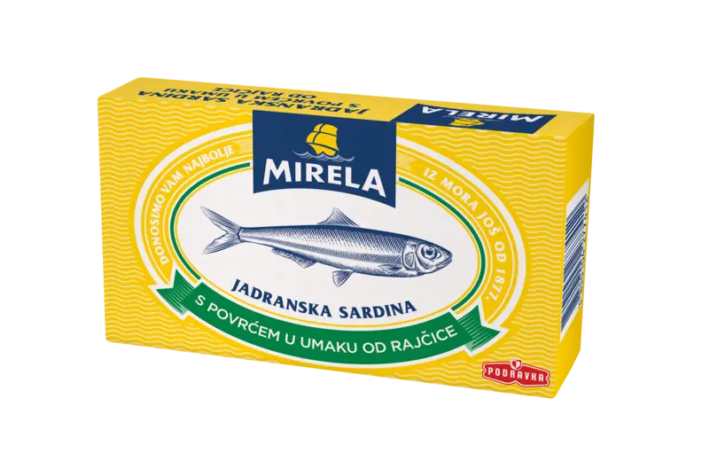 Mirela sardina s povrćem u umaku od rajčice