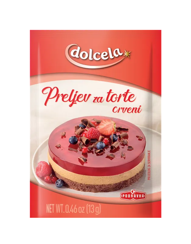 Crveni preljev za torte