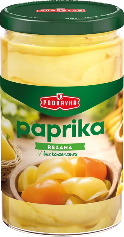 Paprika rezana