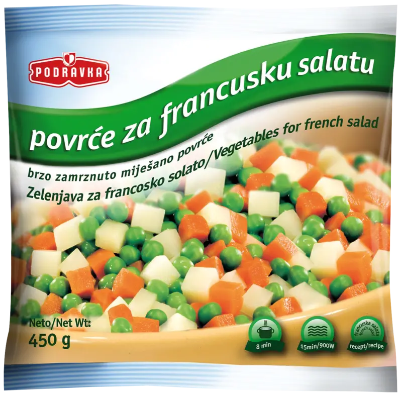 Povrće za francusku salatu