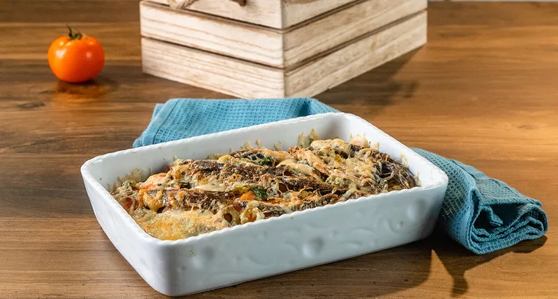 Složenac od patlidžana sa Eva sardinama