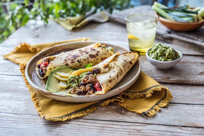 Pikantne enchiladas s mljevenim mesom