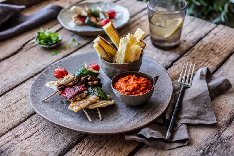 Povrtno-pureći ražnjići