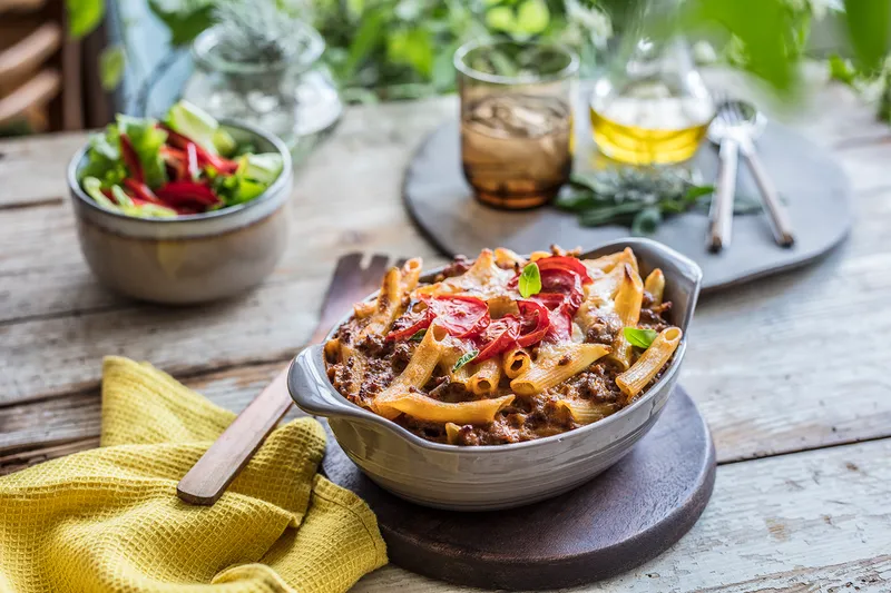 Tjestenina bolognese iz pećnice