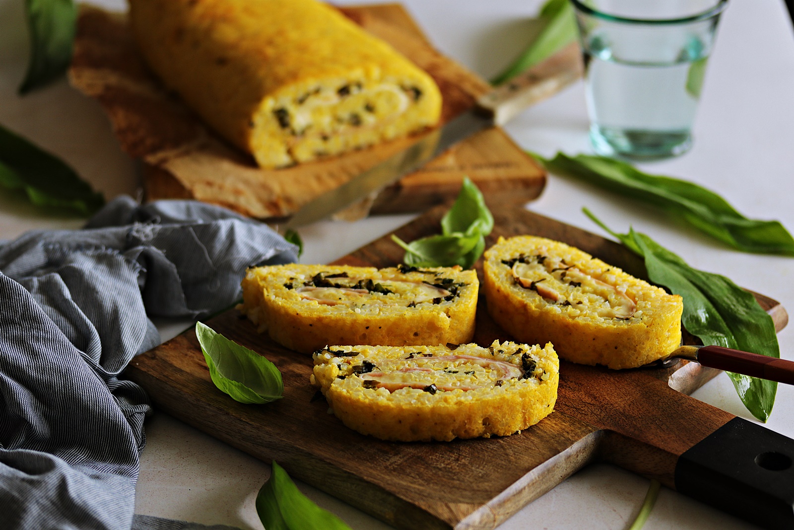 Rolada od riže sa šunkom i sirom