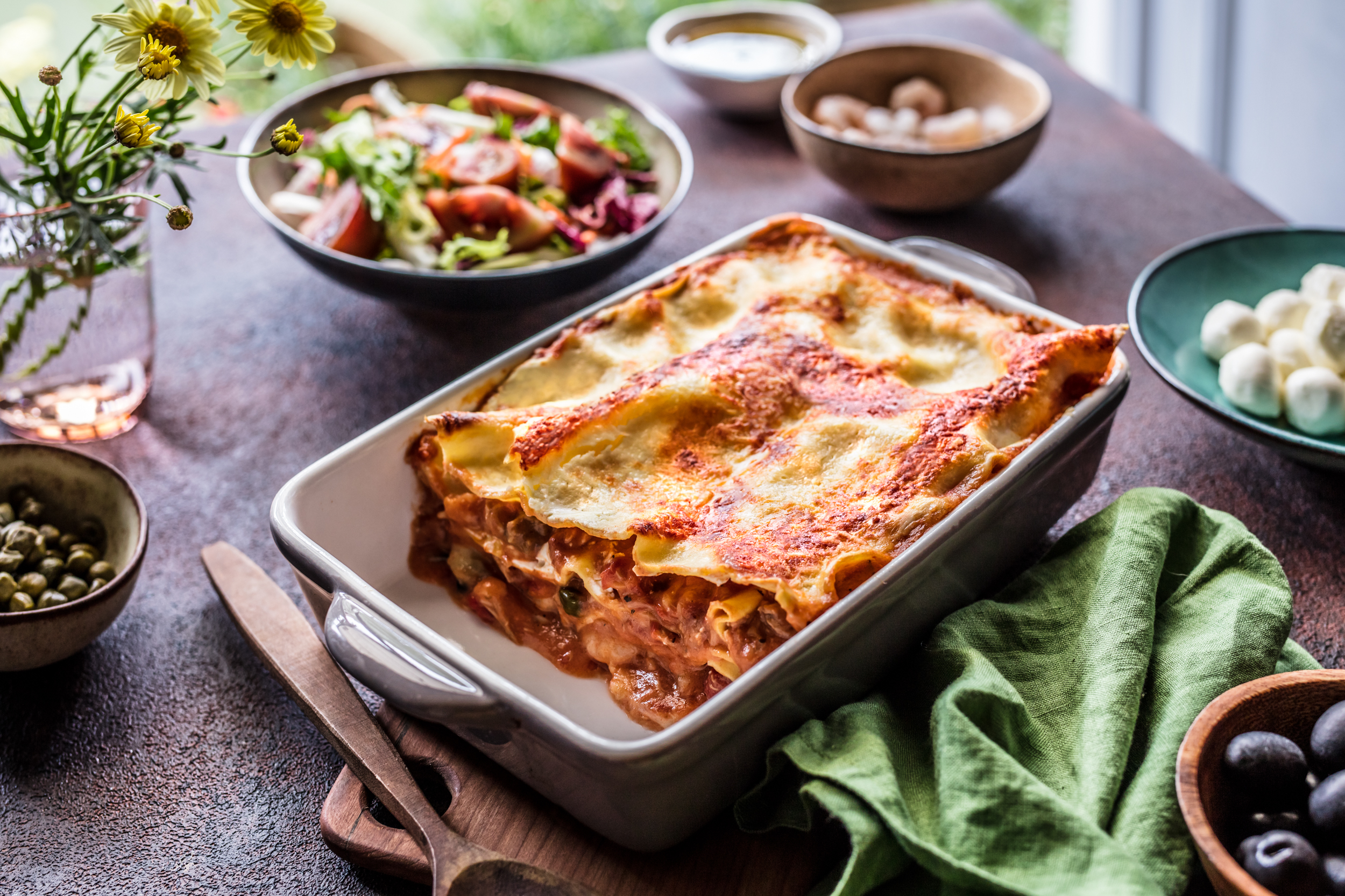 Fant mediteranske lazanje