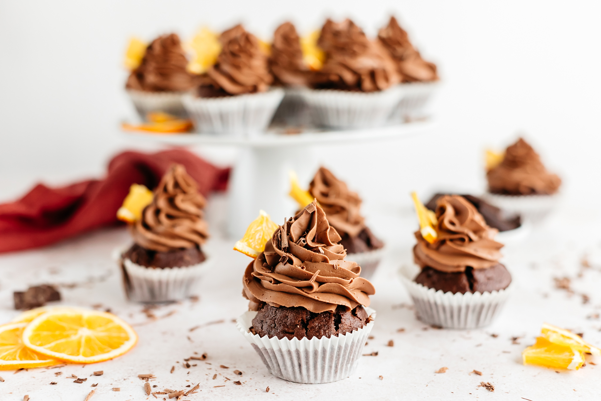 Čoko cupcakes s narančom