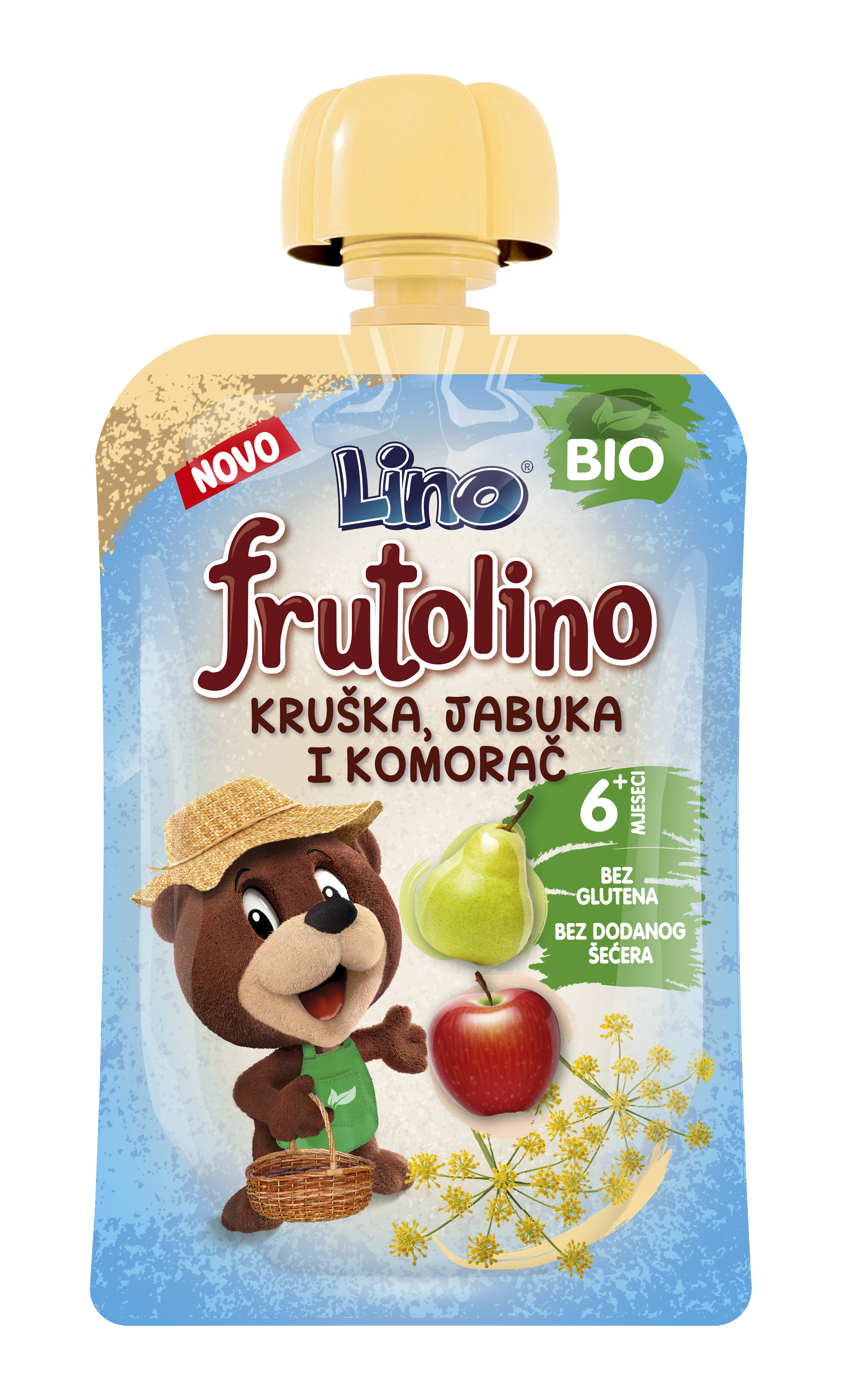 Frutolino BIO kruška, jabuka i komorač