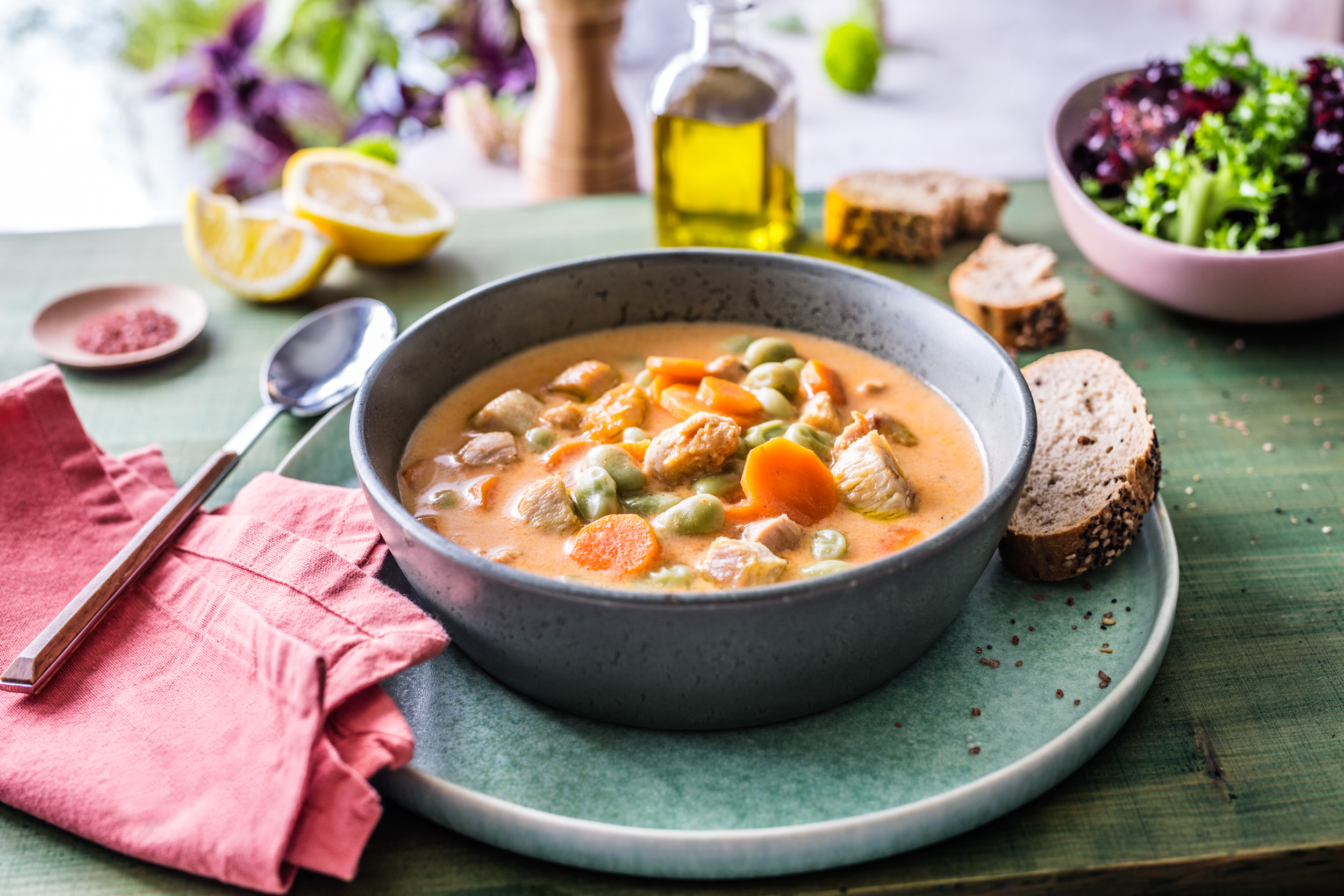 Varivo s piletinom i bobom