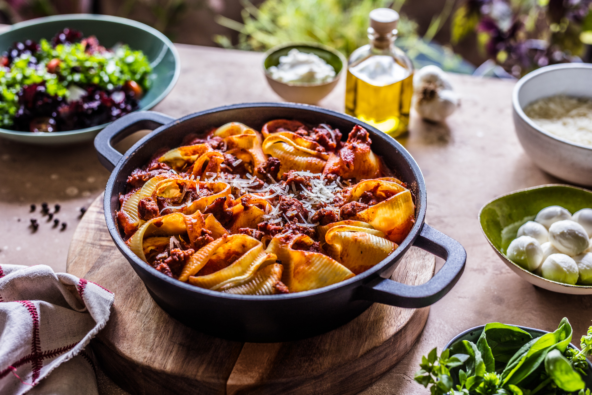 Zapečene školjkice bolognese