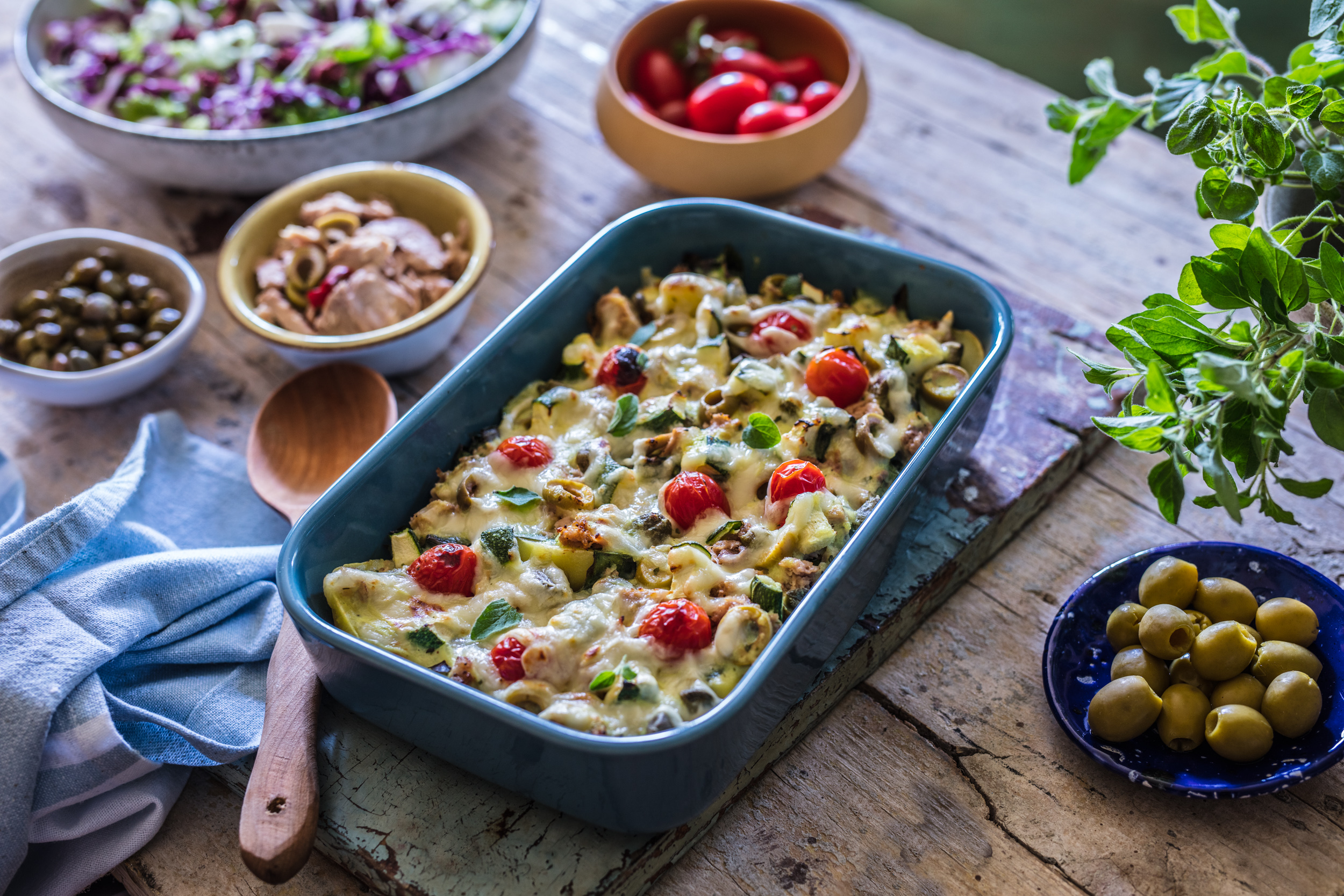 Fant zapečeno povrće s tunom