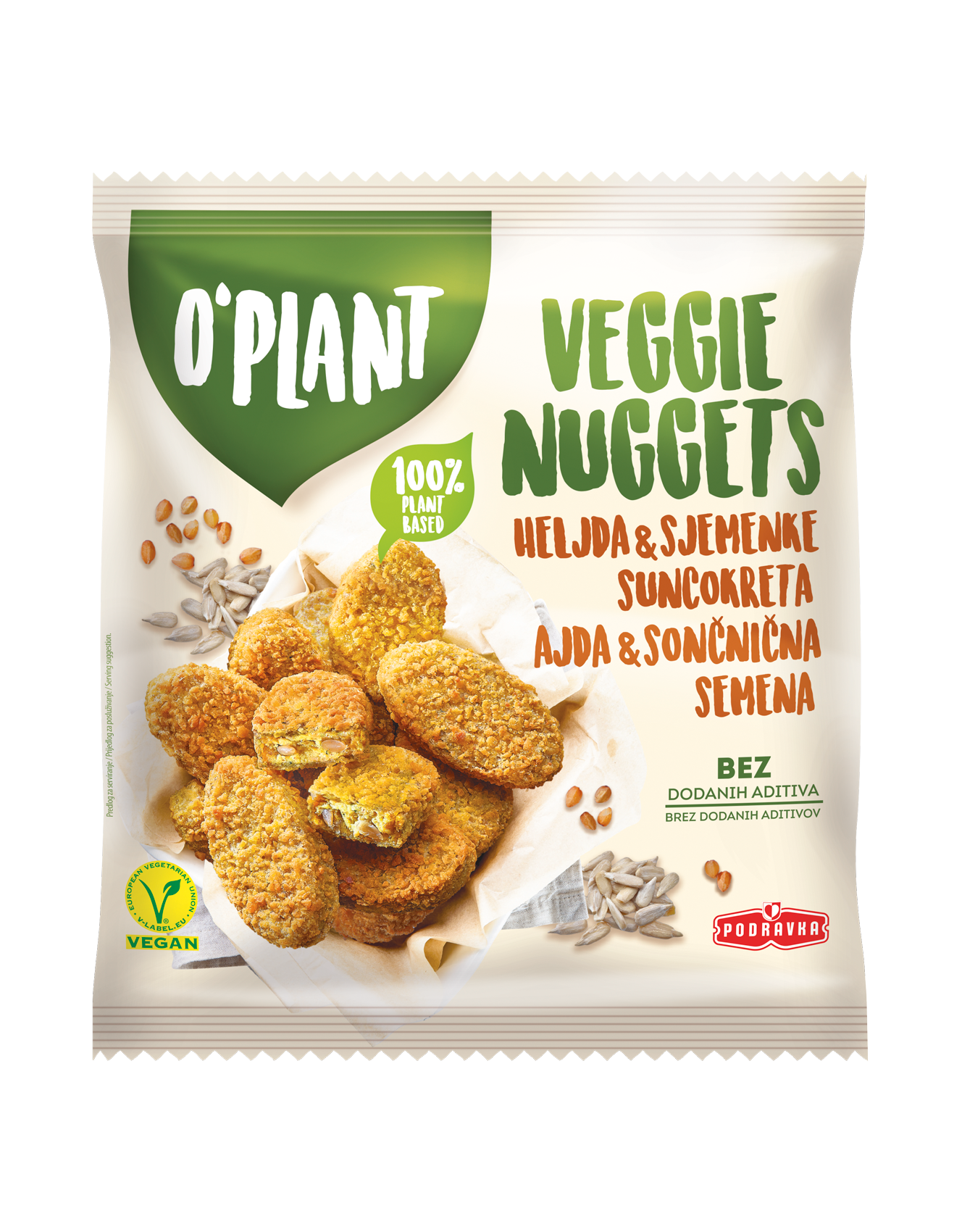 Veggie nuggets heljda & sjemenke suncokreta