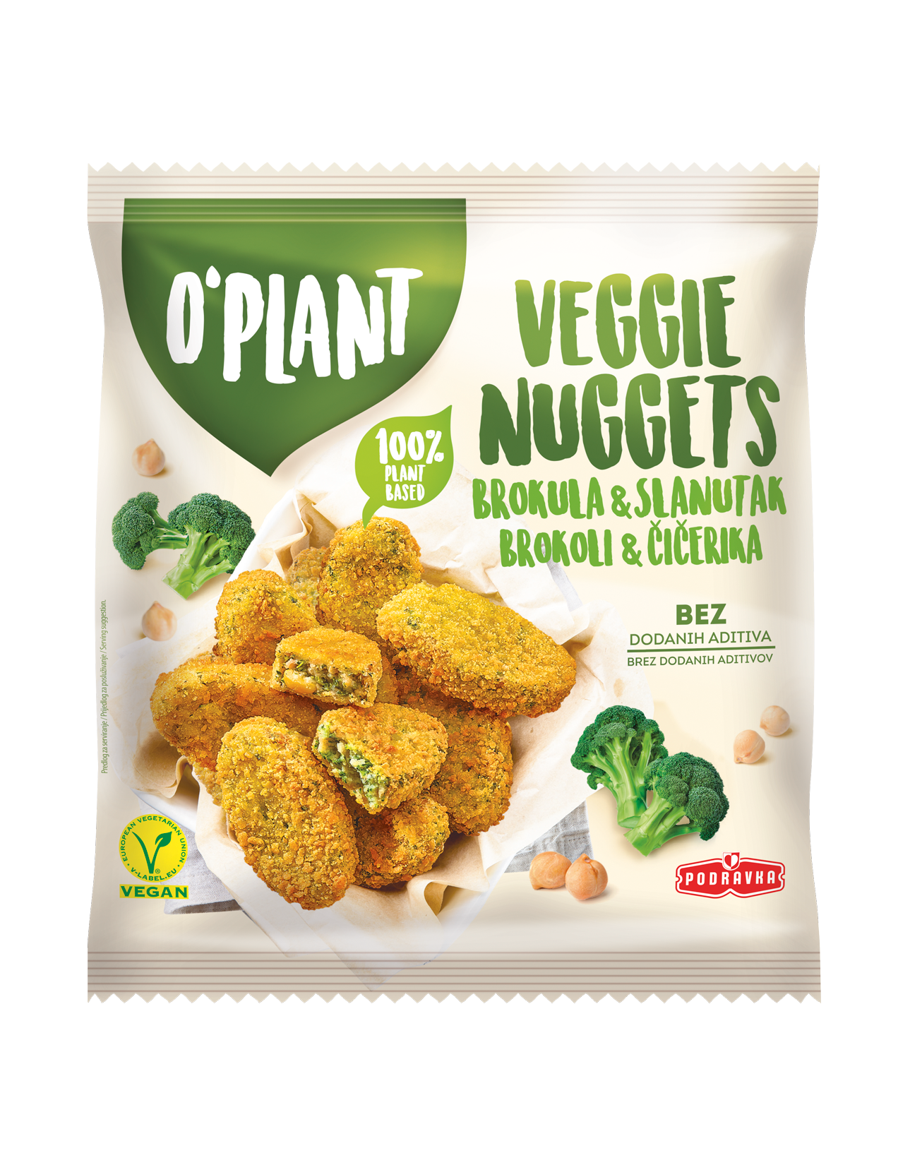 Veggie nuggets brokula & slanutak