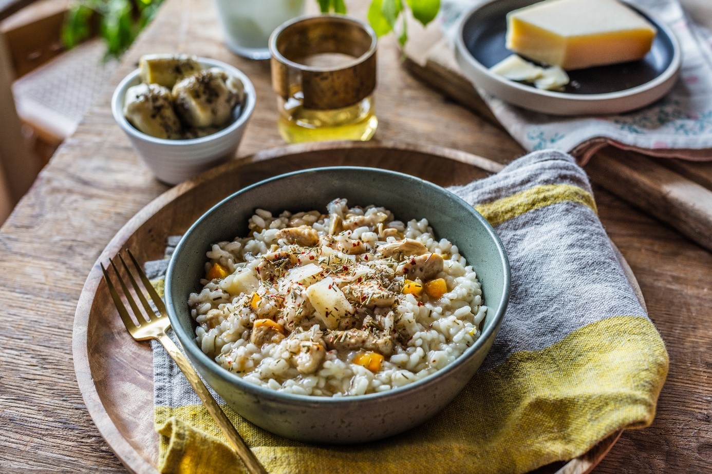 Rižoto s piletinom i batatom