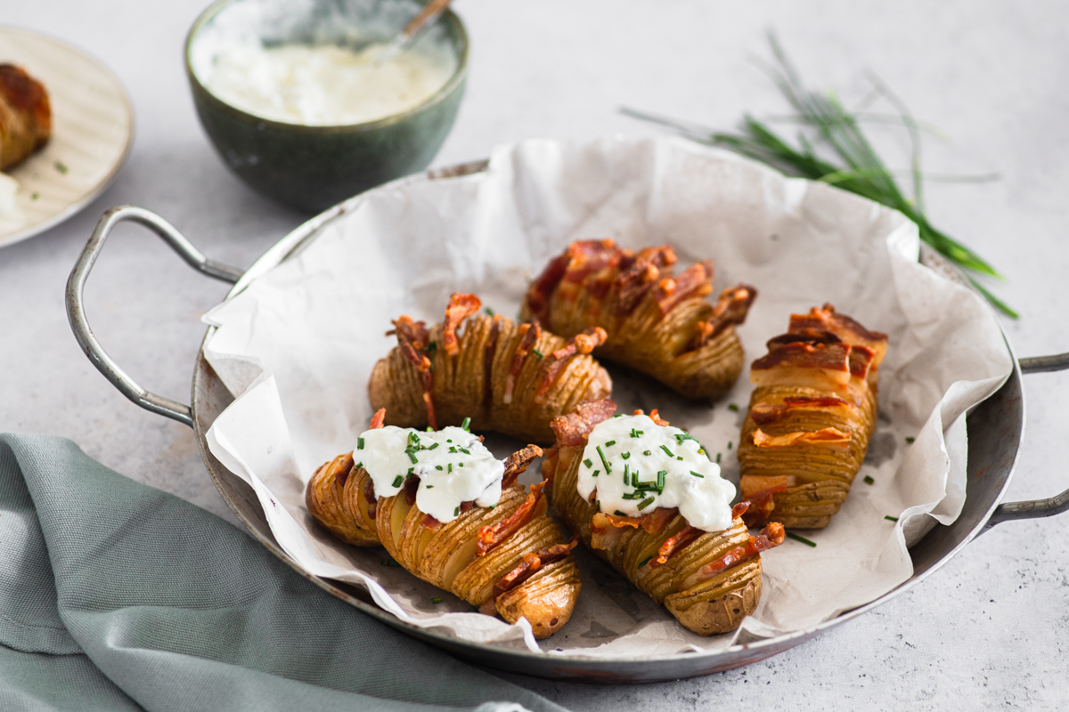 Hasselback krumpir s pancetom