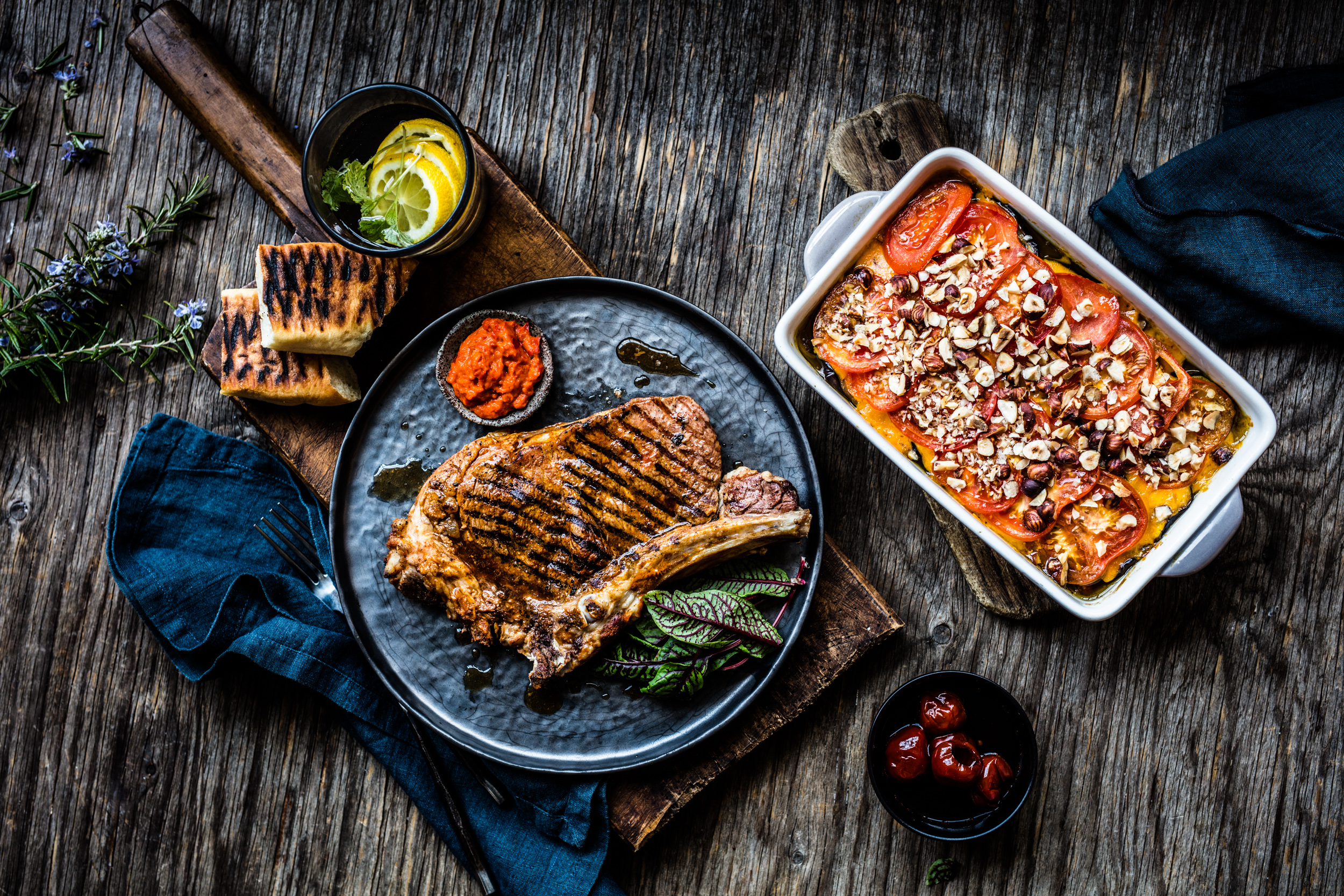 T-bone odrezak u grill marinadi