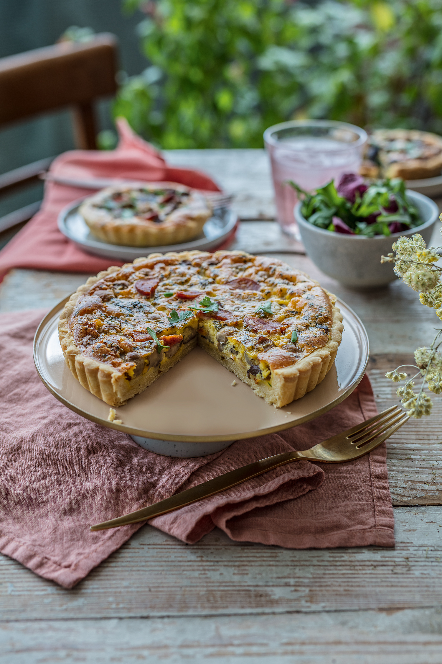 Mini quiche s gljivama i kobasicama