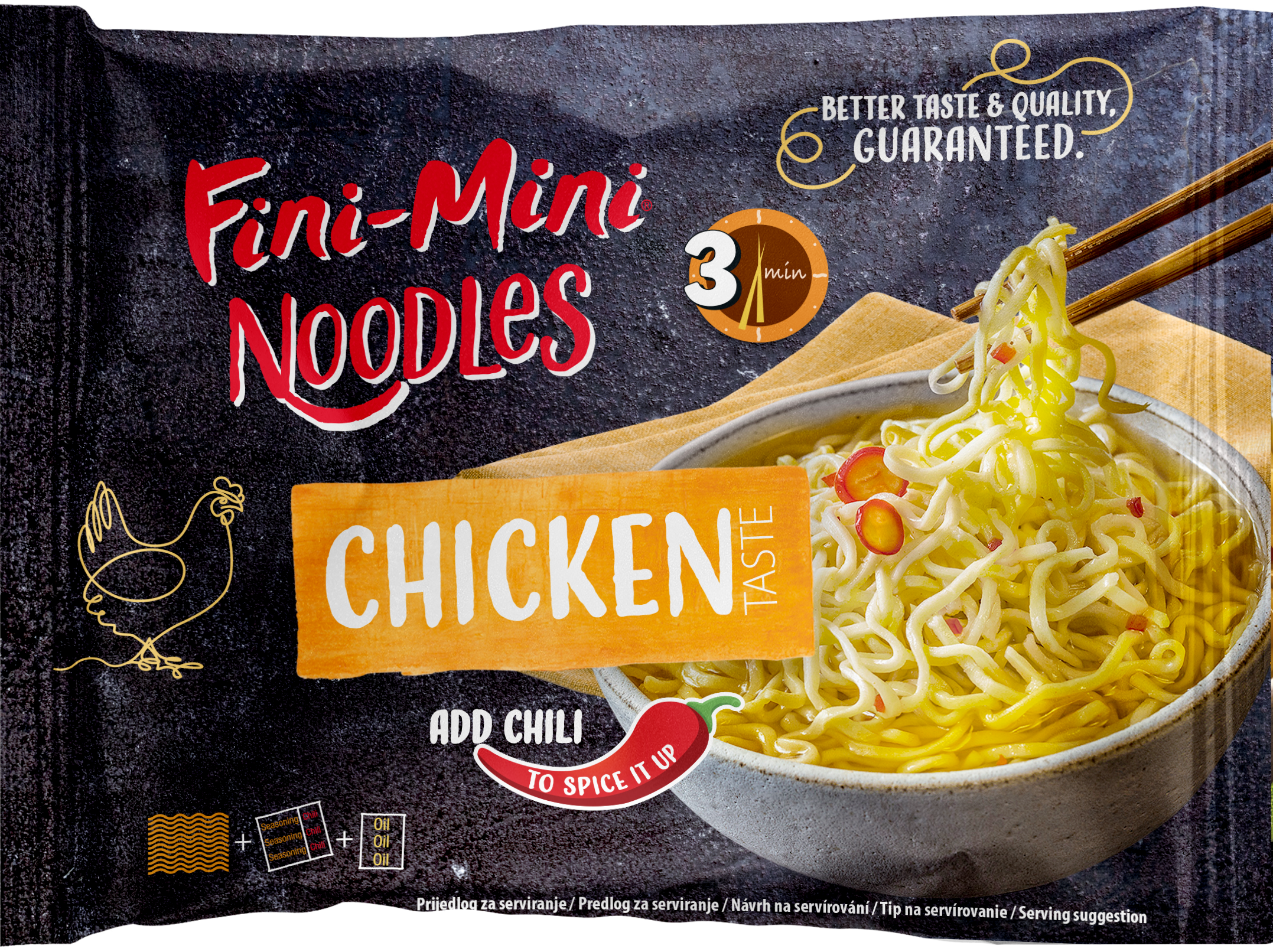 Fini-Mini Kokošji noodles