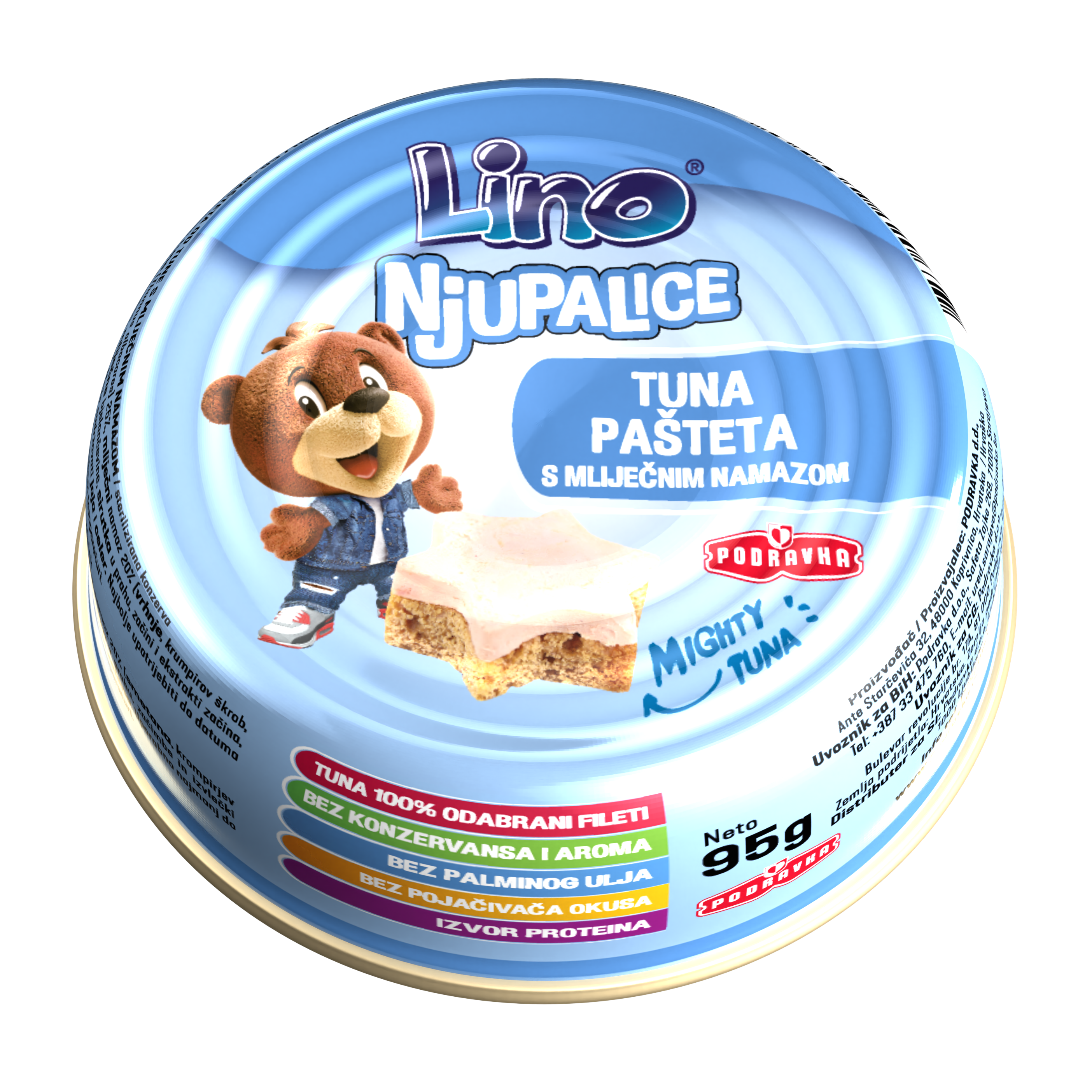 Tuna pašteta s mliječnim namazom