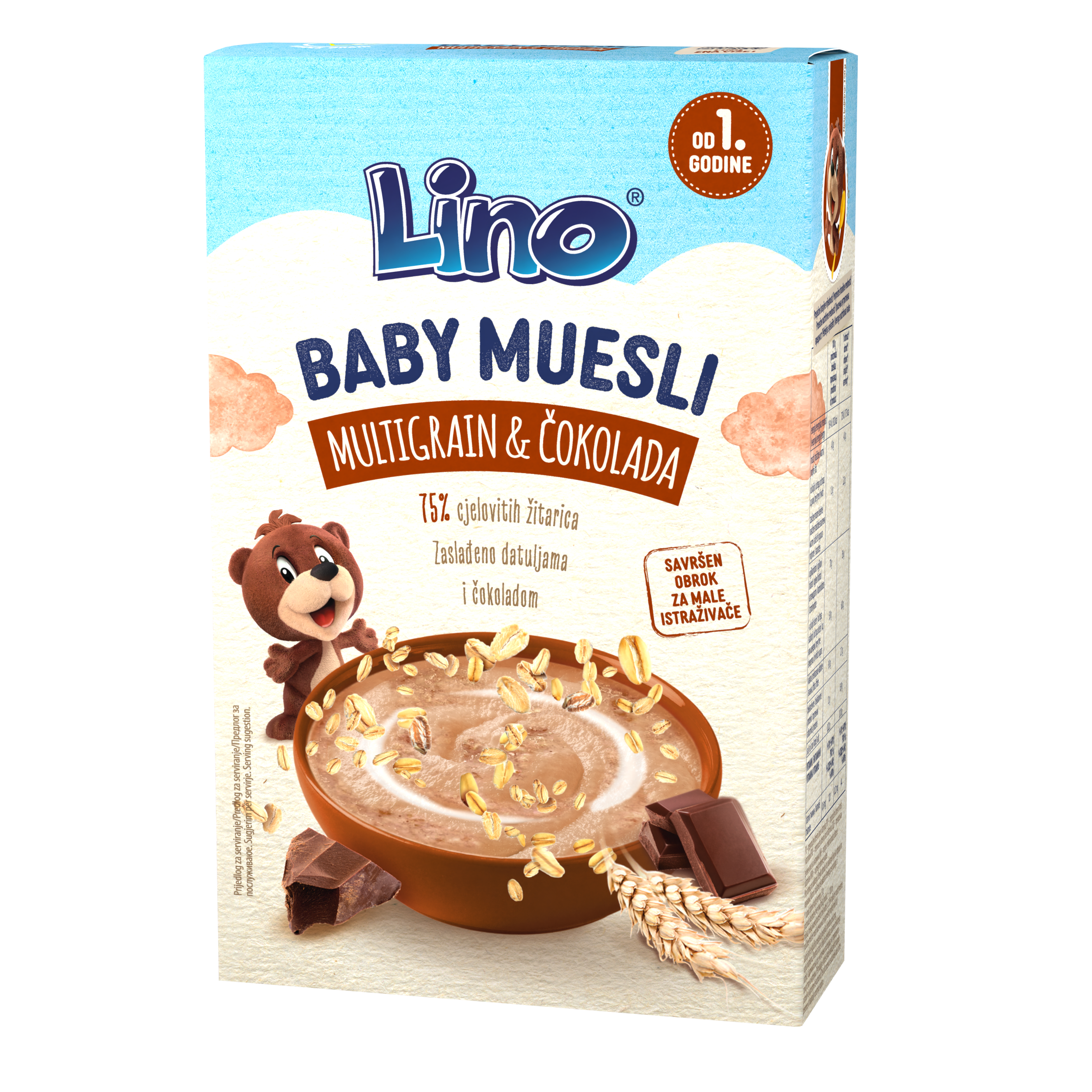 Lino Baby Muesli Multigrain & Čokolada