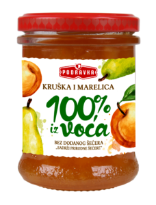 Voćni namaz kruška marelica 100% iz voća