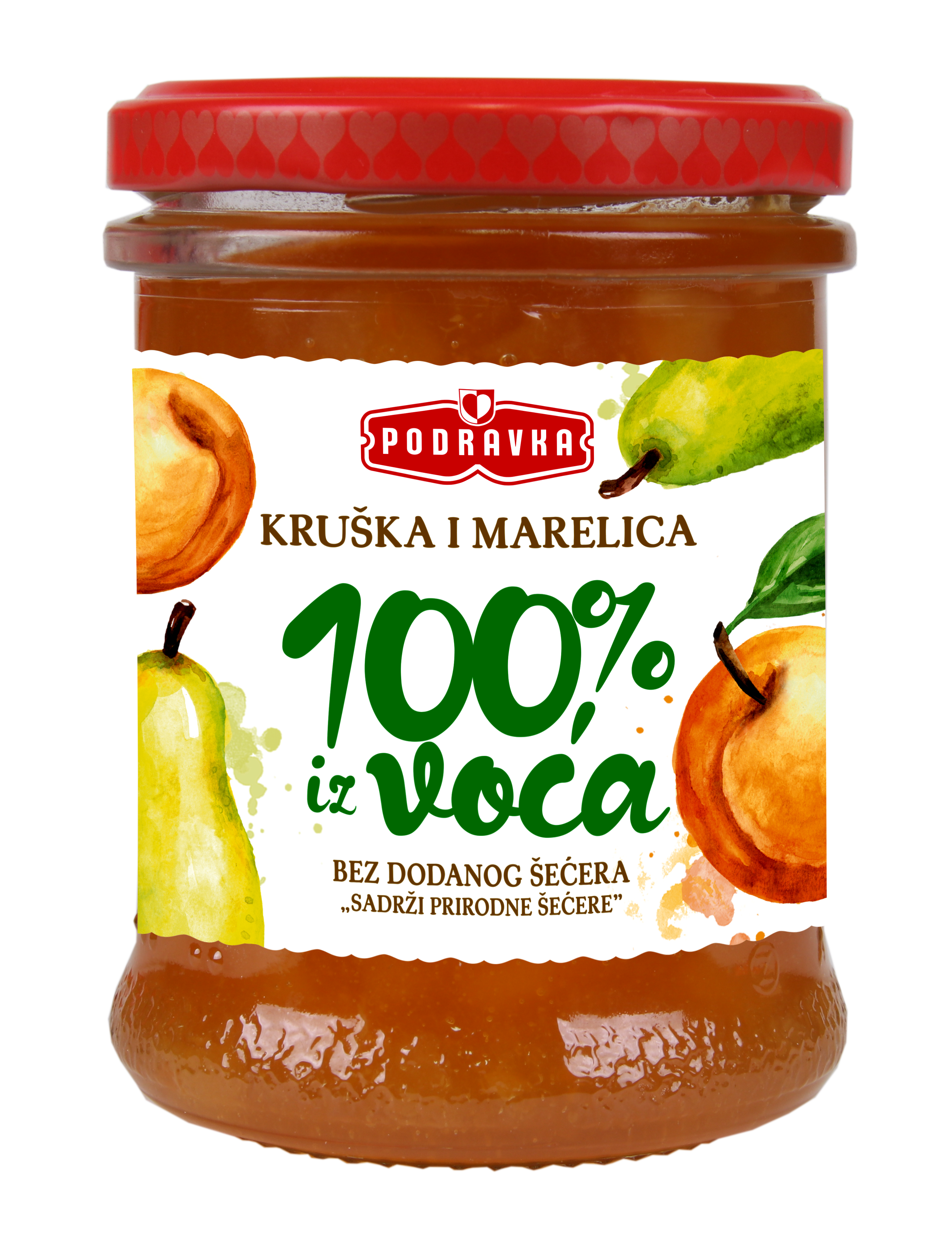 Voćni namaz kruška marelica 100% iz voća