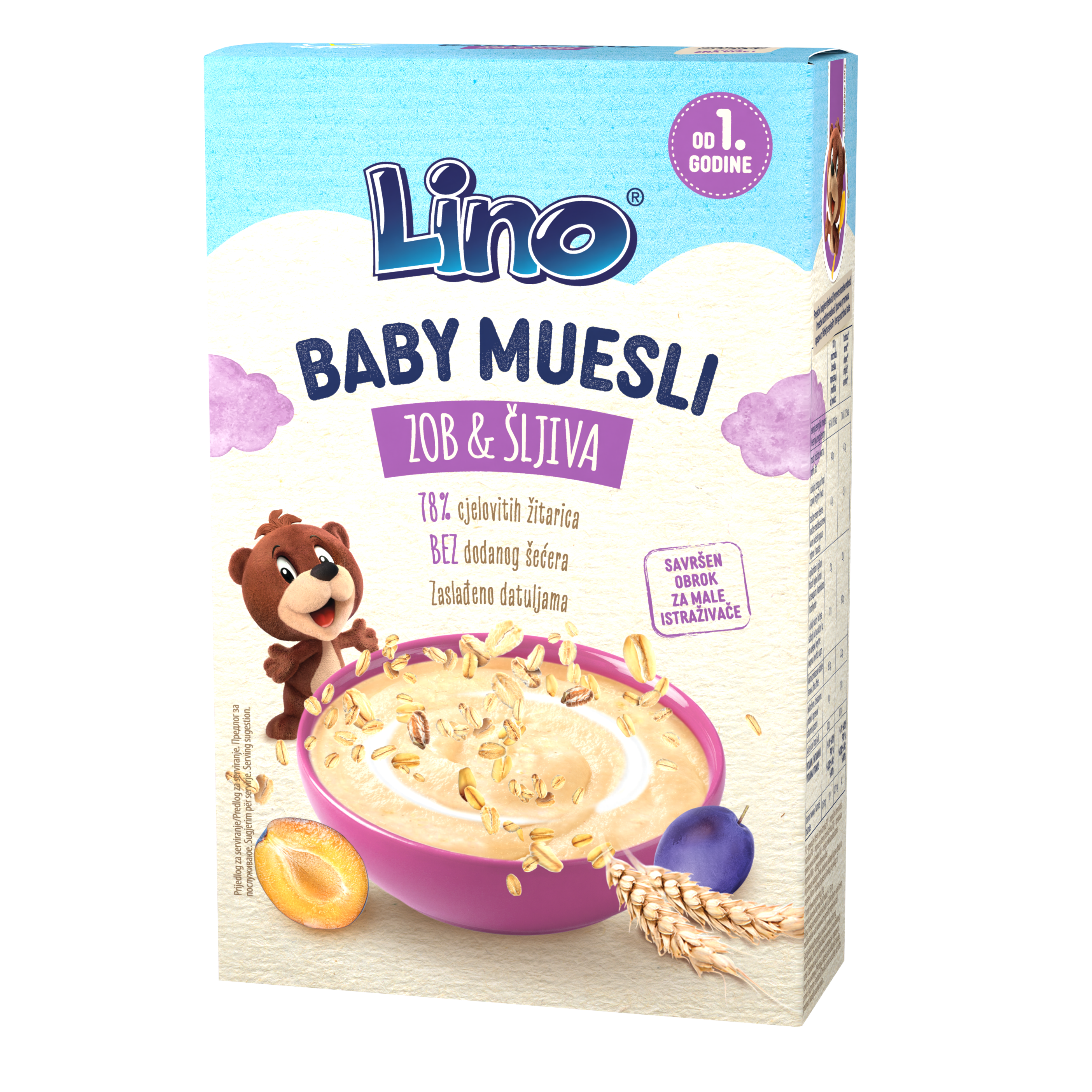 Lino Baby Muesli Zob & Šljiva