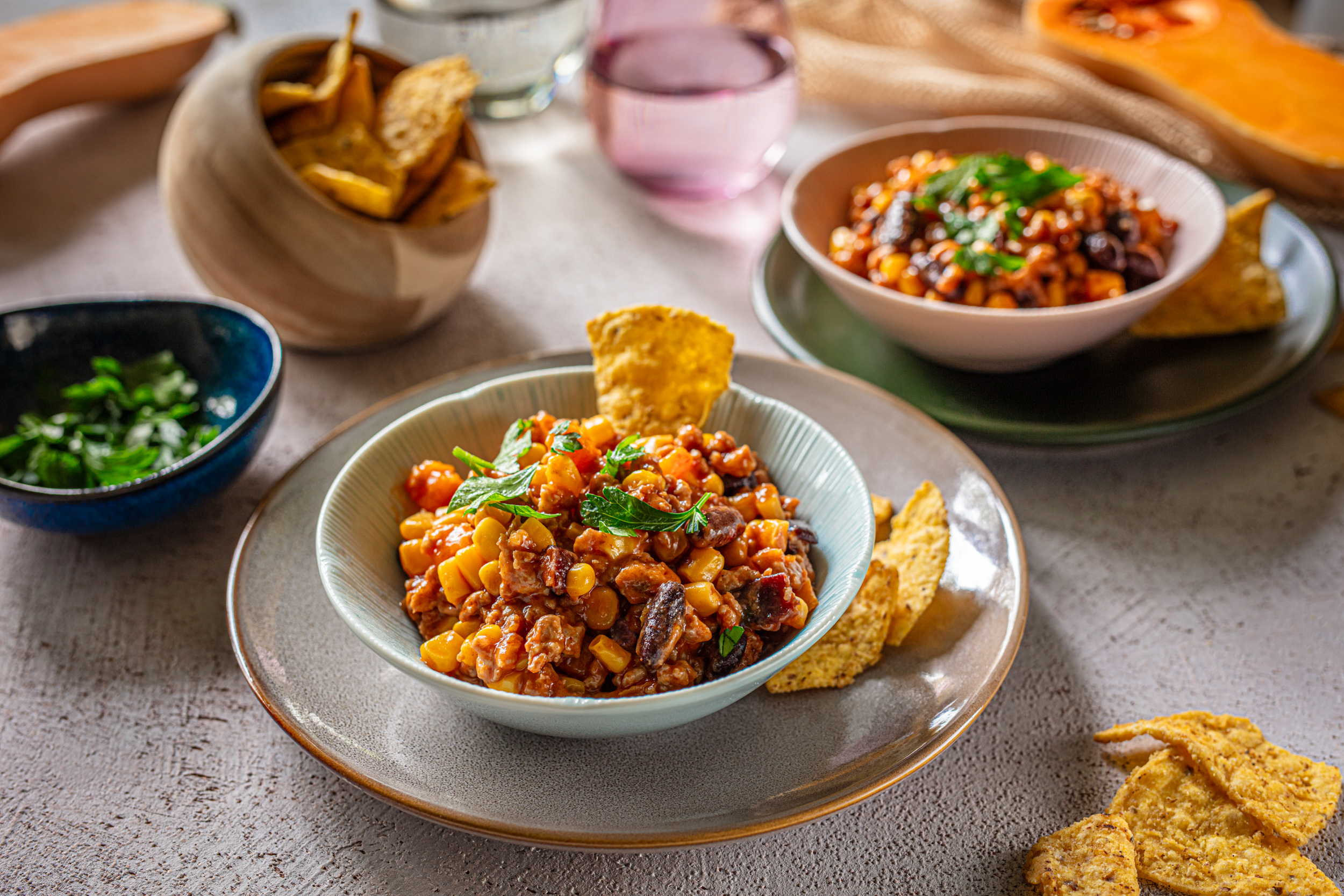 Fant chili con carne s bundevom