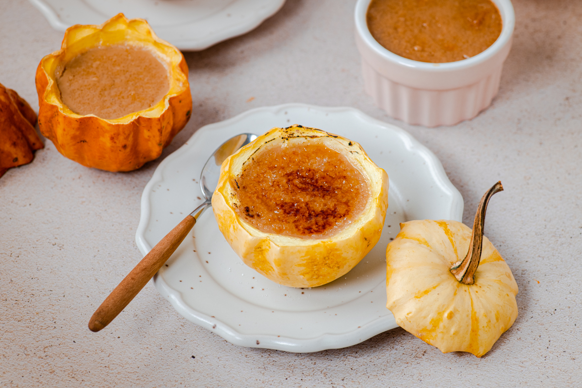 Crème brûlée s bundevom
