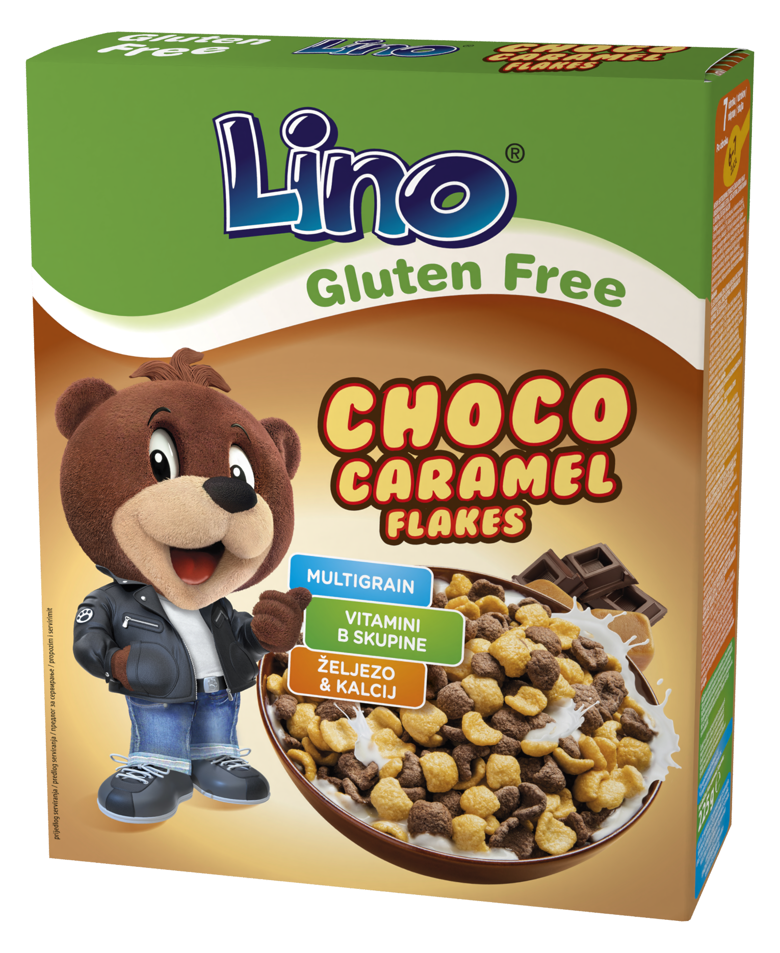 Lino Choco caramel flakes bez glutena