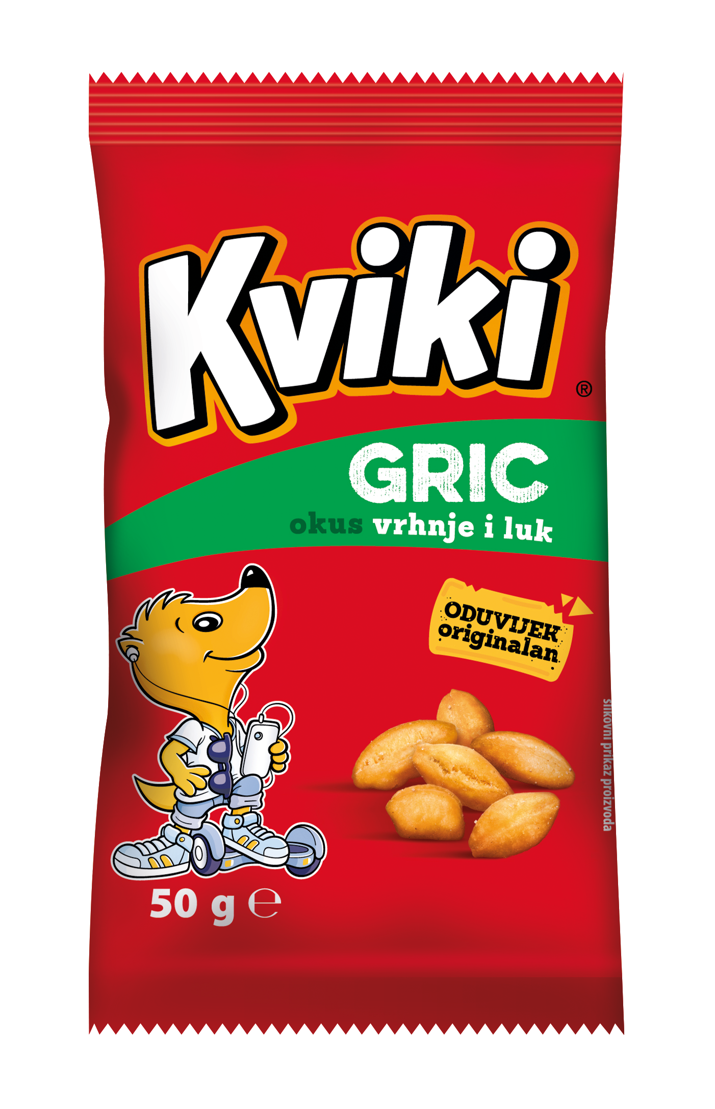 Kviki gric vrhnje i luk