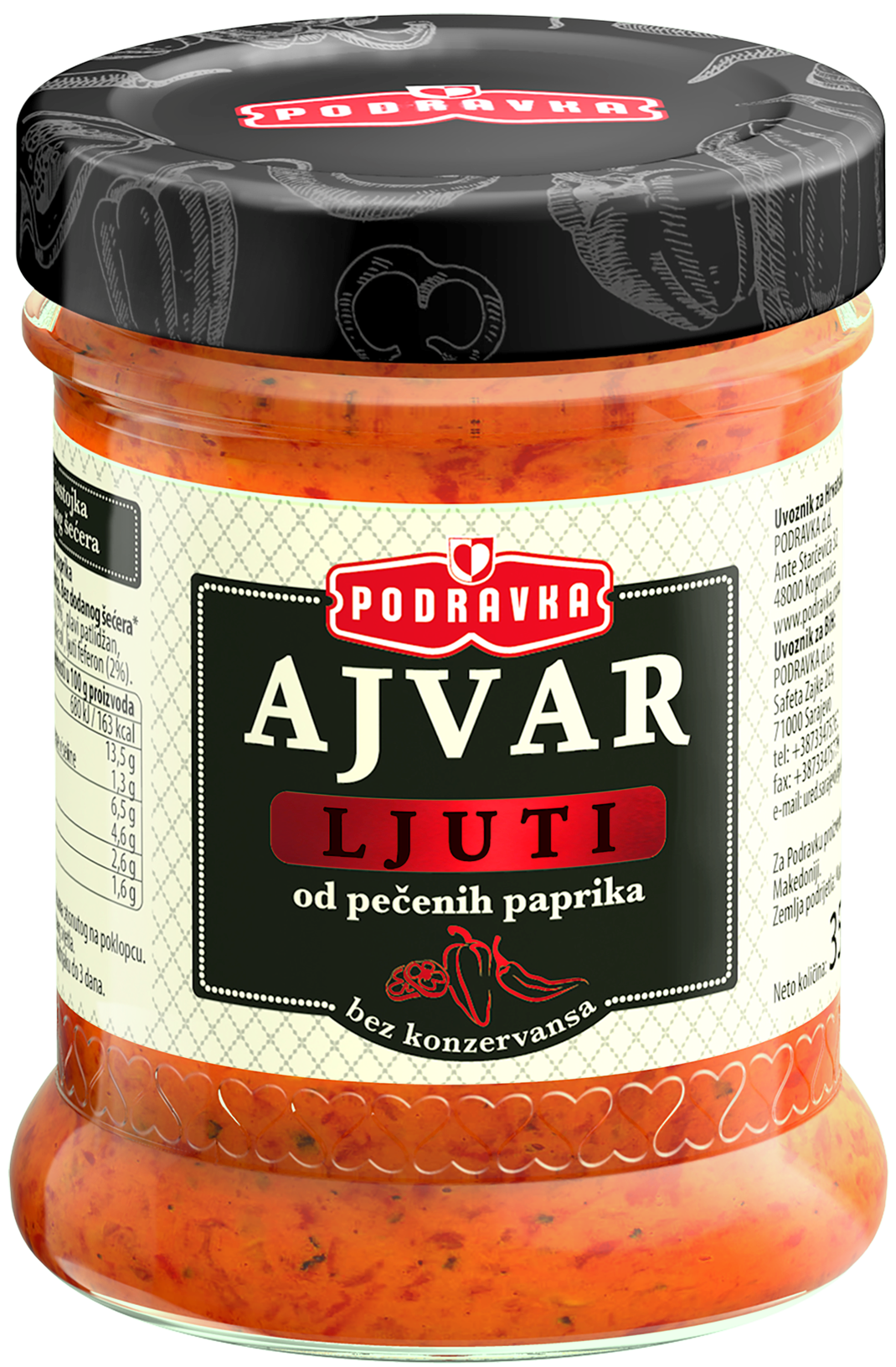 Ajvar od pečenih paprika – ljuti