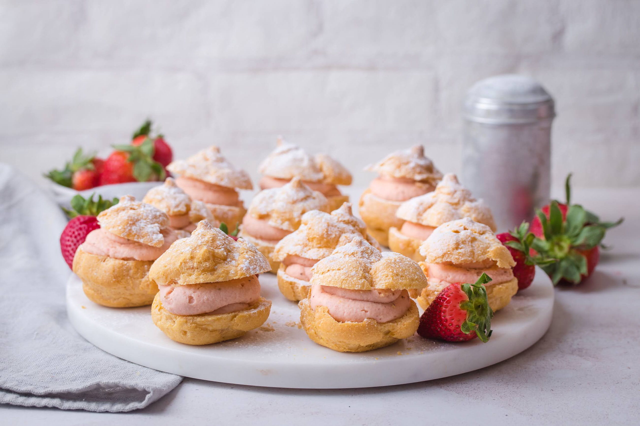 Princes krafne s pjenom od jagoda