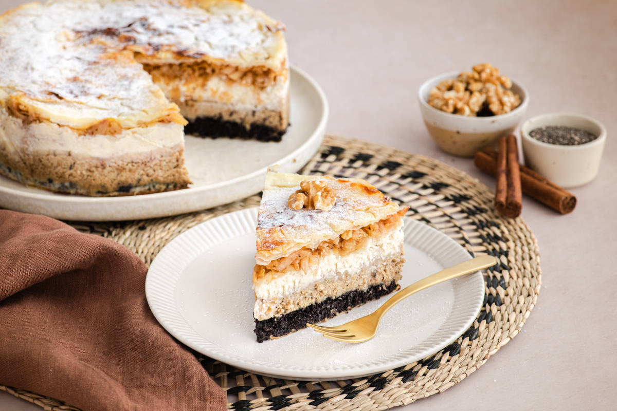 Međimurska gibanica kao torta