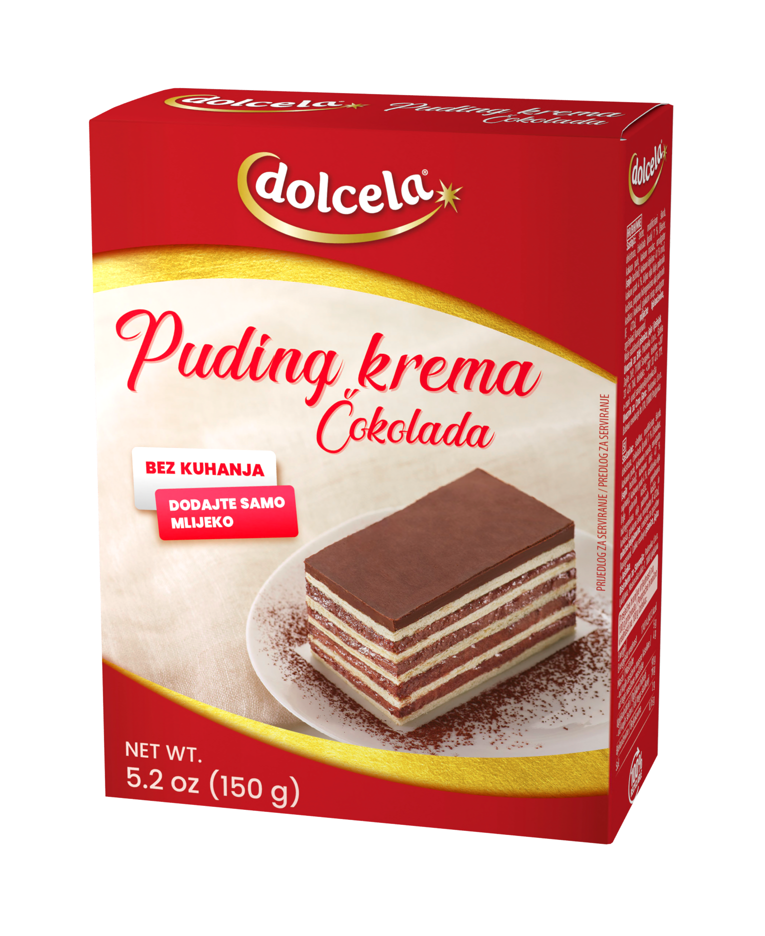 Puding krema za kolače okus čokolada