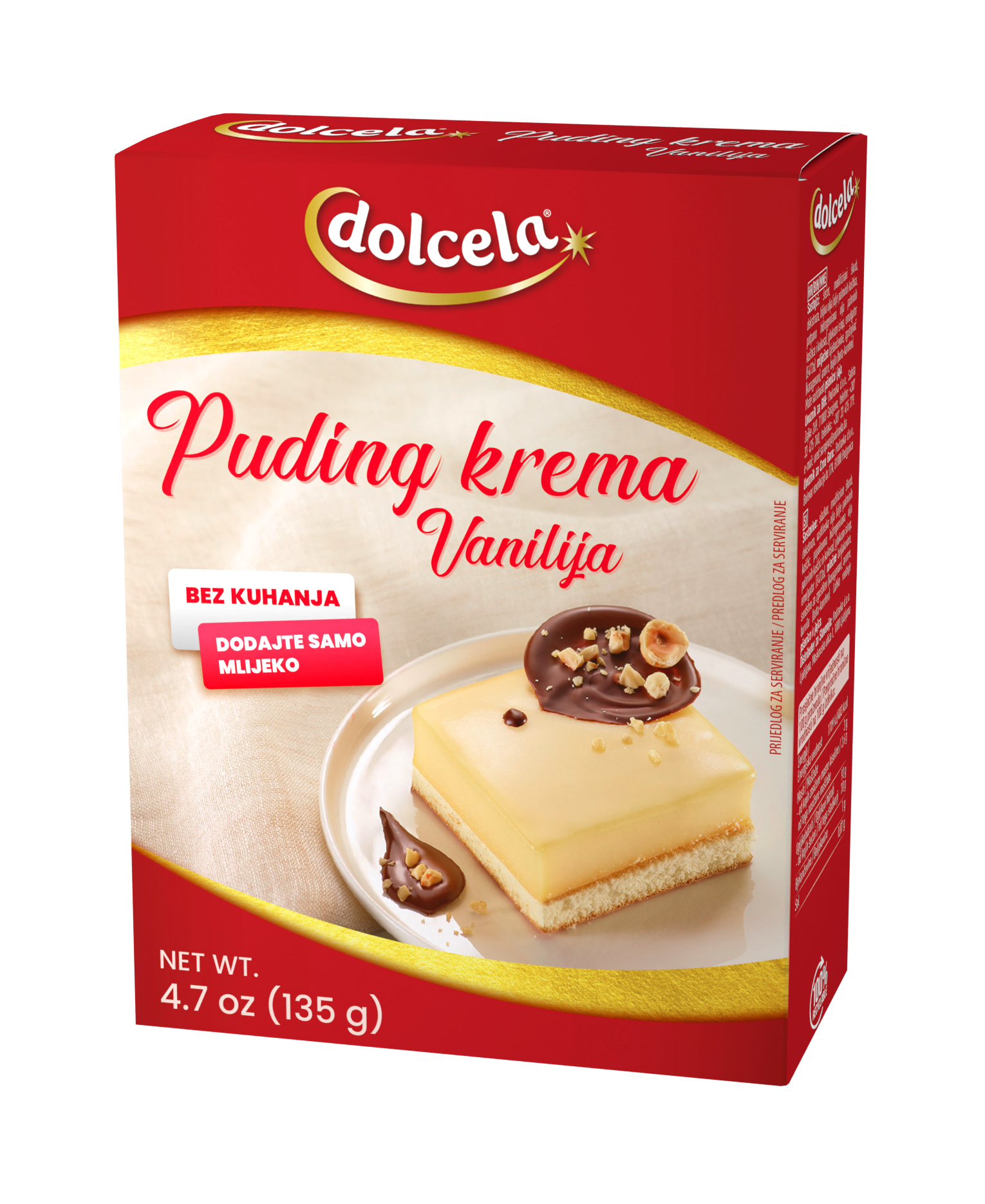 Puding krema za kolače okus vanilija