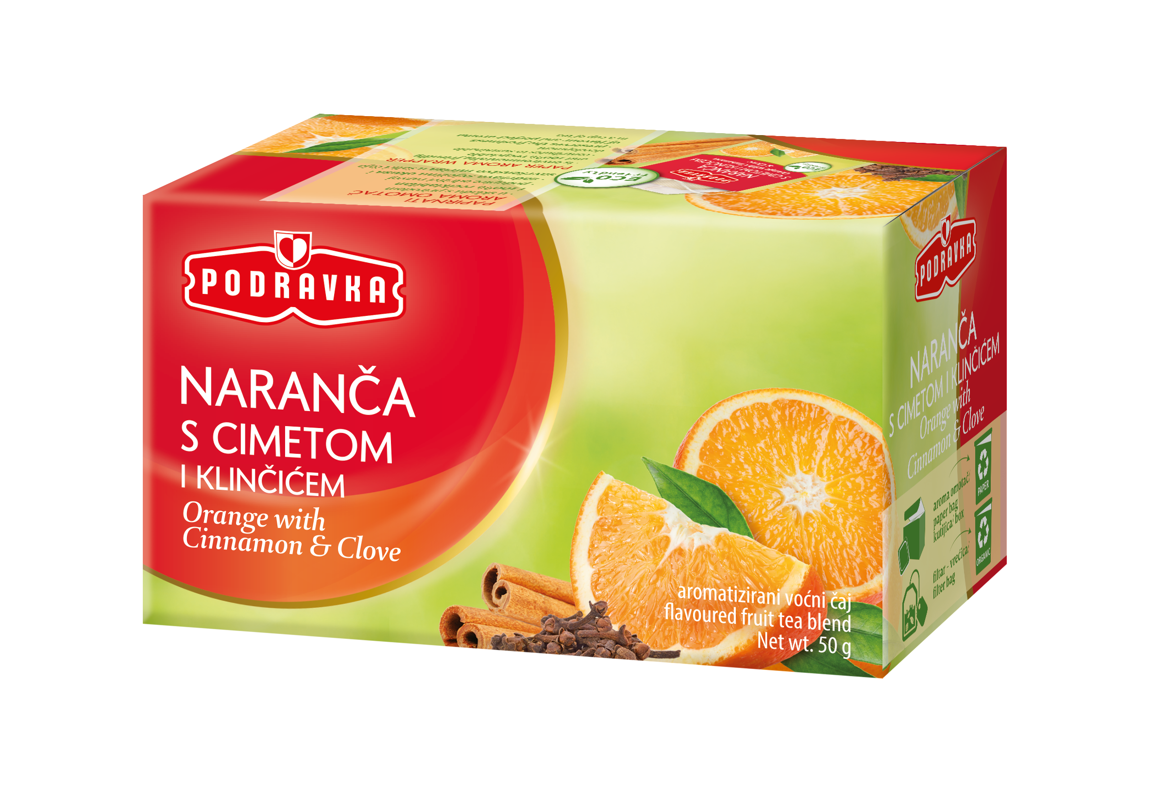 Naranča s cimetom i klinčićem