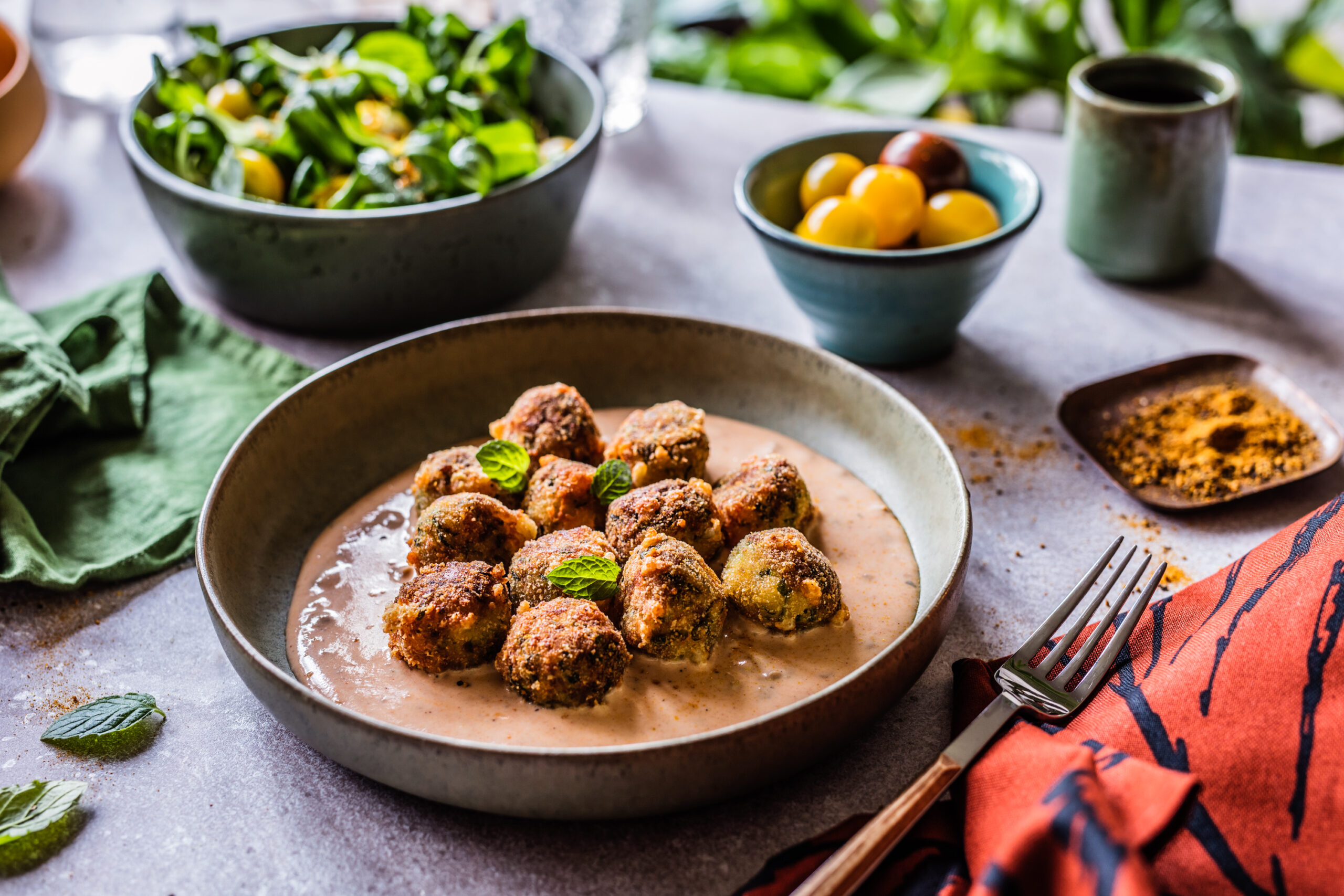 Povrtne polpete s umakom