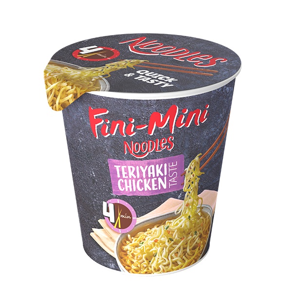 Noodles u čašici Teriyaki chicken