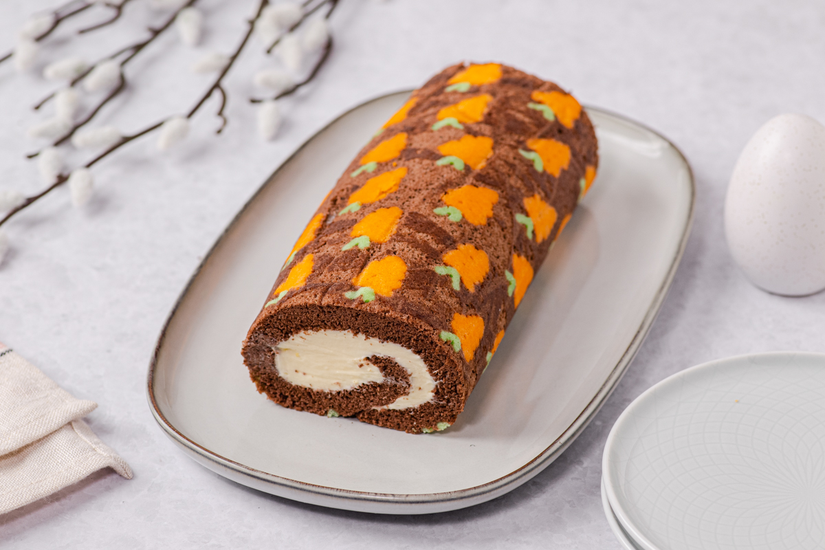 Kremasta rolada s mrkvicama